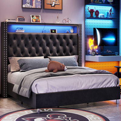 Ivy Bronx Mansuur Upholstered Platform Storage Bed & Reviews
